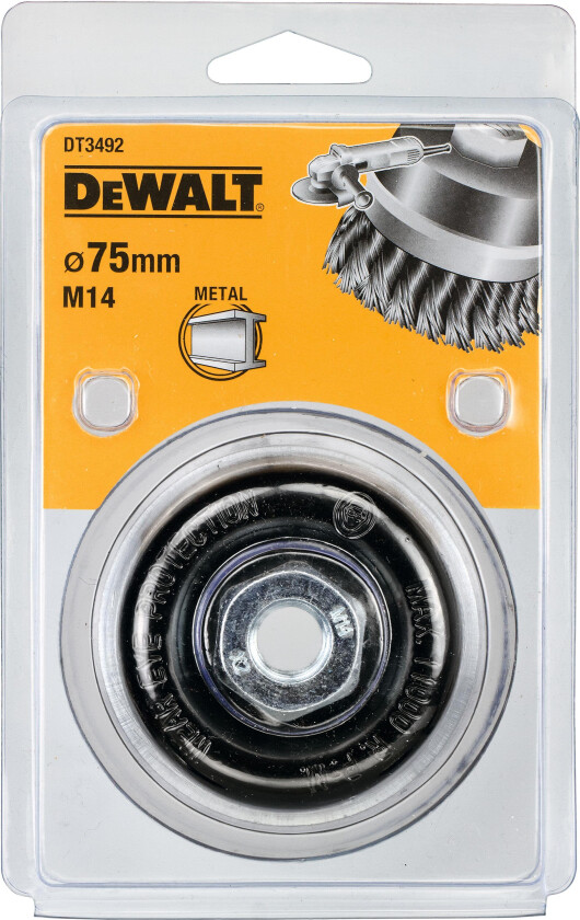 DT3492-QZ Stålbørste M14 75 mm