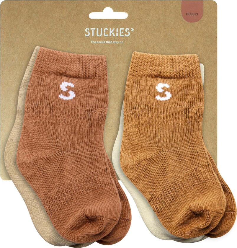 Sokker Baby 4-Pakk, Desert - Sokker - Bomull