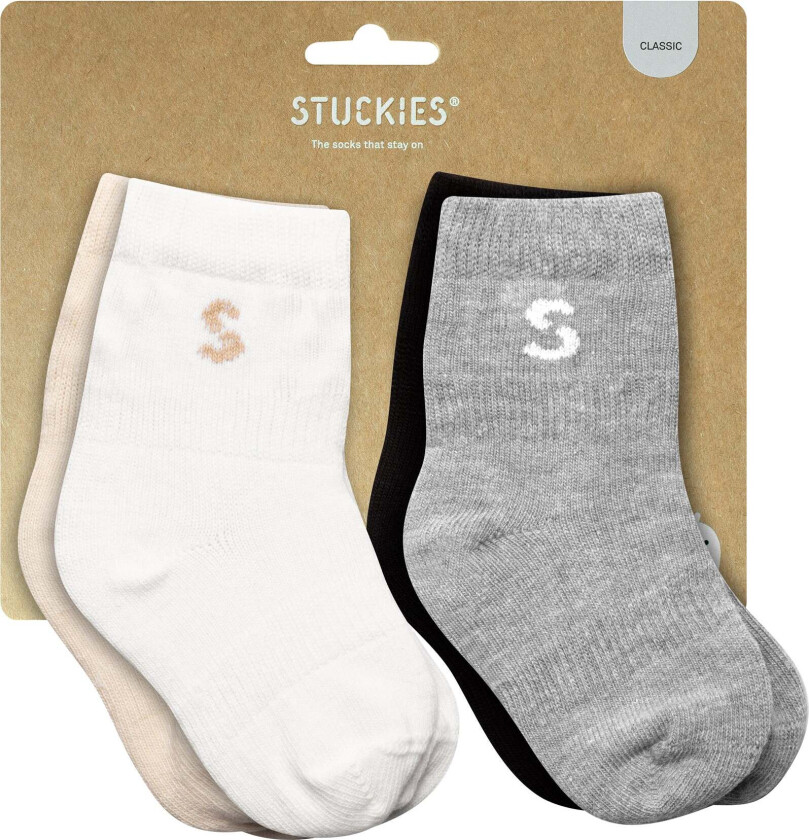 Sokker Baby 4-Pakk, Classic - Sokker - Bomull