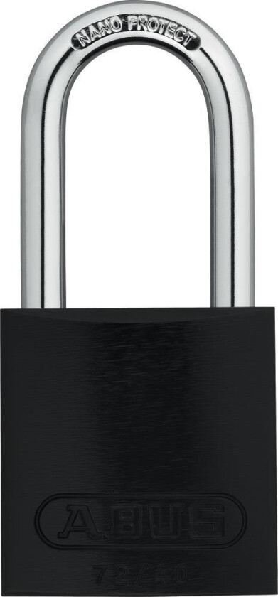 72/40 Hengelås 74 x 39 mm, herdet bøyle Grønn