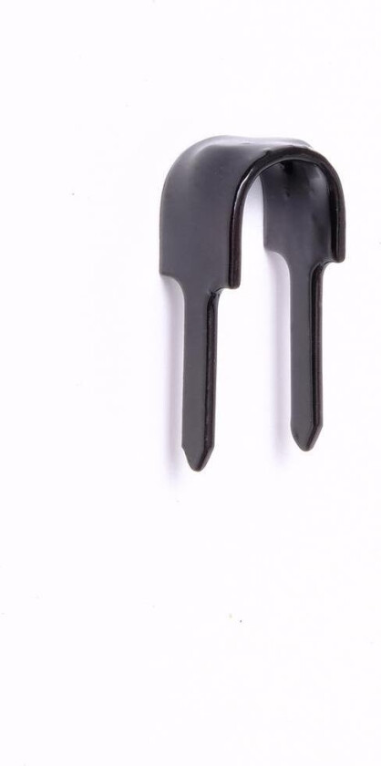 750075 Klammer 16 mm, svart 10-11 mm, 50-pakning