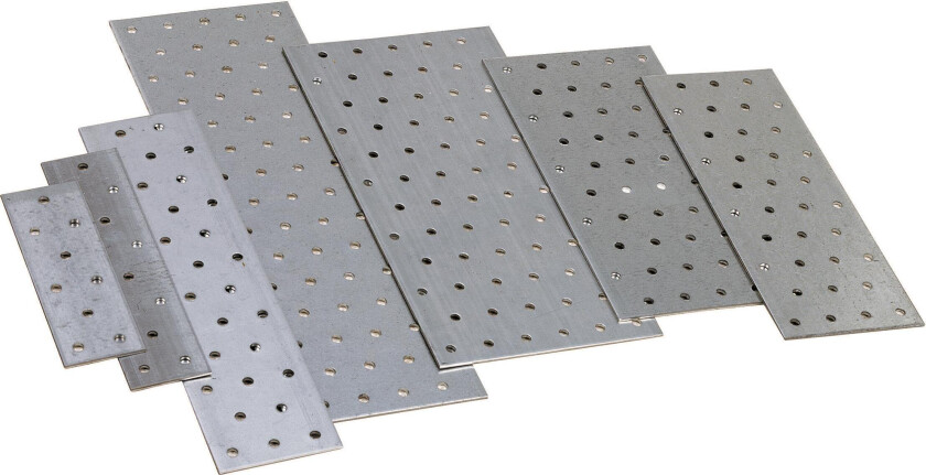 Bilde av 5010300 Hullplate 100 x 2 mm, CE-EN14545 Lengde: 300 mm, 25-pakning