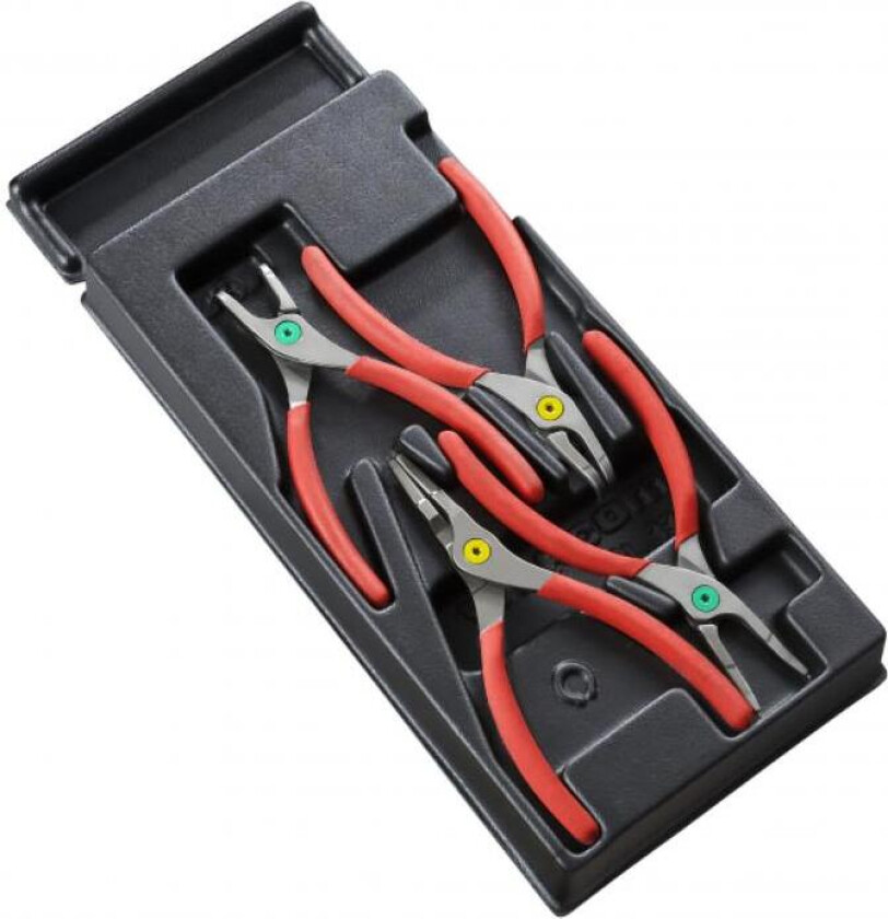 MOD.PCSN tangsett 4 stk., låseringstenger, 10–60 mm