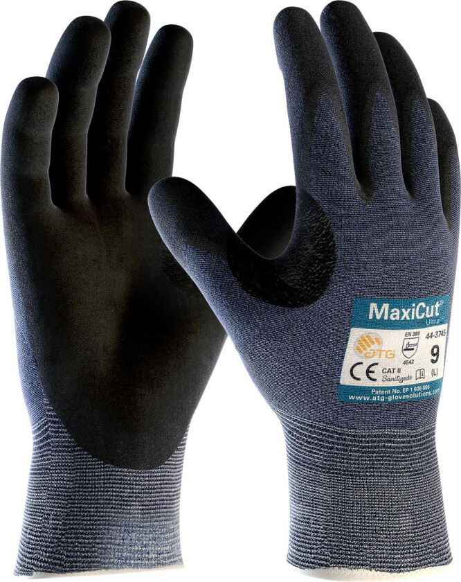 MaxiCut ULTRA 44-3745 Hanske Skjærebeskyttelse, forsterket tommelgrep Str. 11