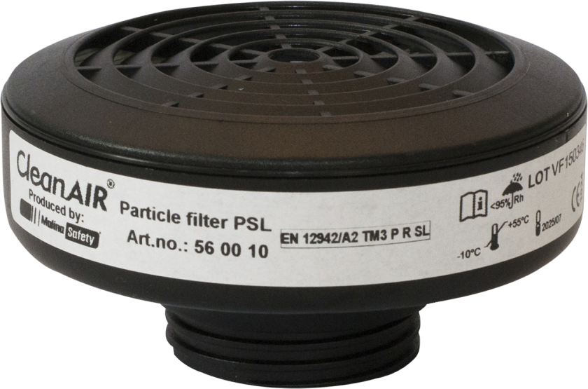 Filter P3 R SL CleanAir Asbest, 50 mm gevind, pk a 20 stk