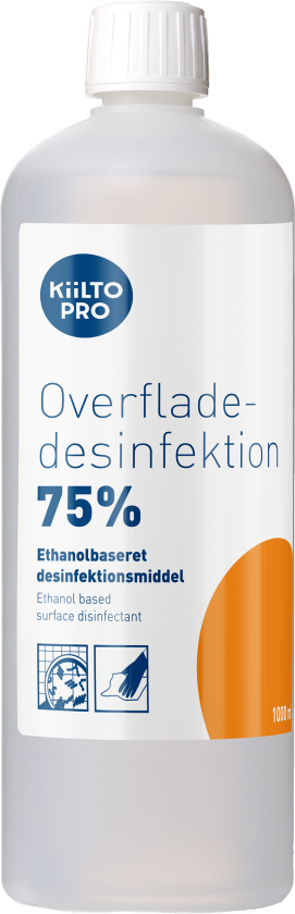 Overflade desinfektion KiiltoPro, 1 l flaske, 75 % ethanol