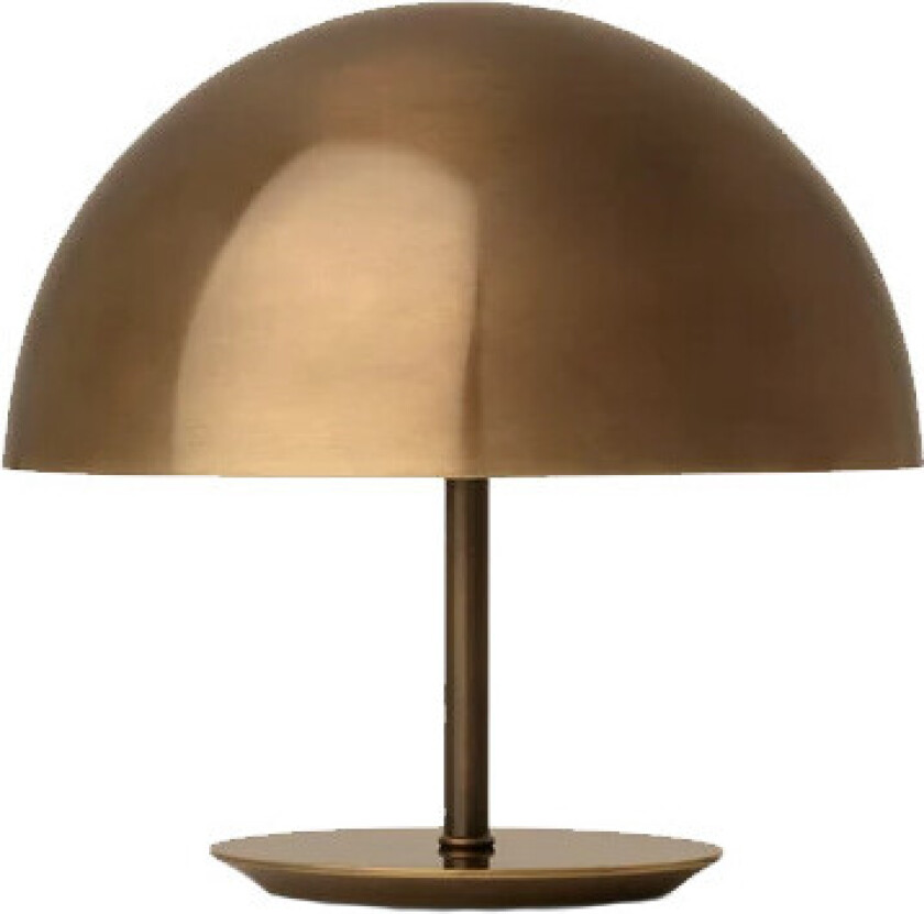 Dome bordlampe messing, liten