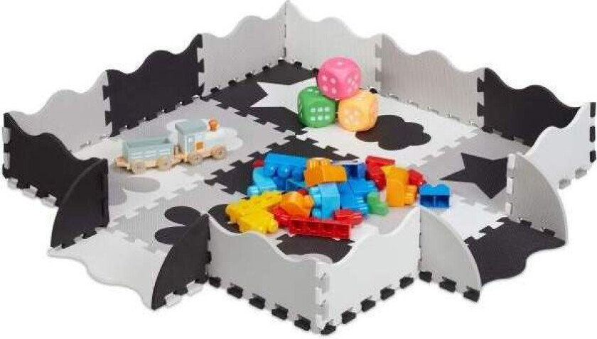 Puslespill 3x3 puslespill matte stikksag med ramme