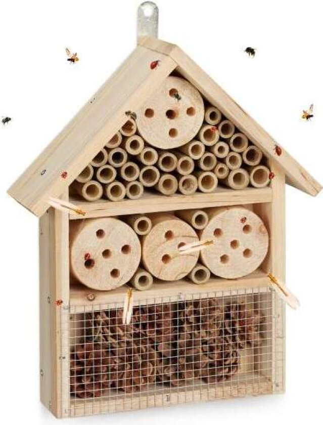 Naturlig insekthotell monteringssett
