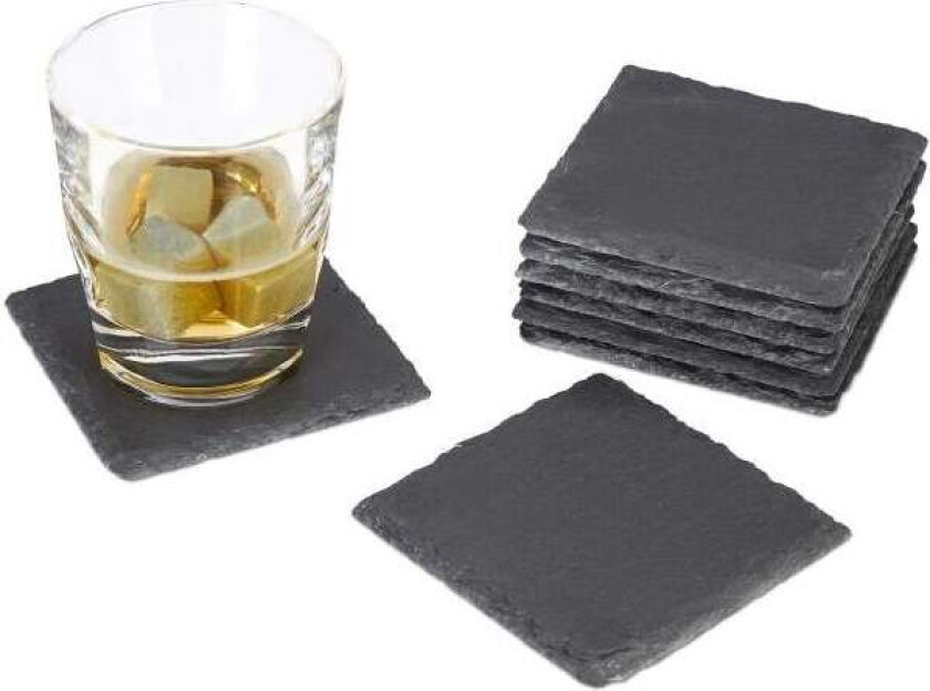 8-delers skifer drikkebordsett