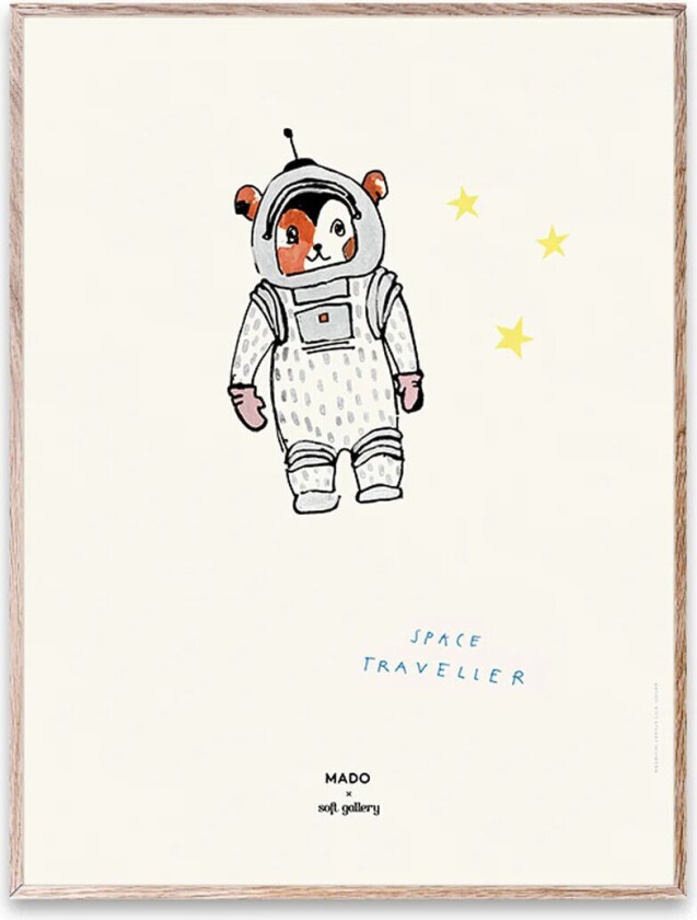 Space Traveller plakat 30 x 40 cm