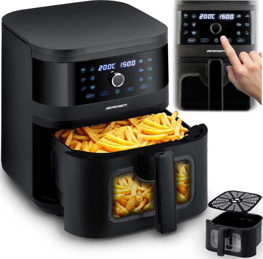 Airfryer Berdsen BD-661 sort