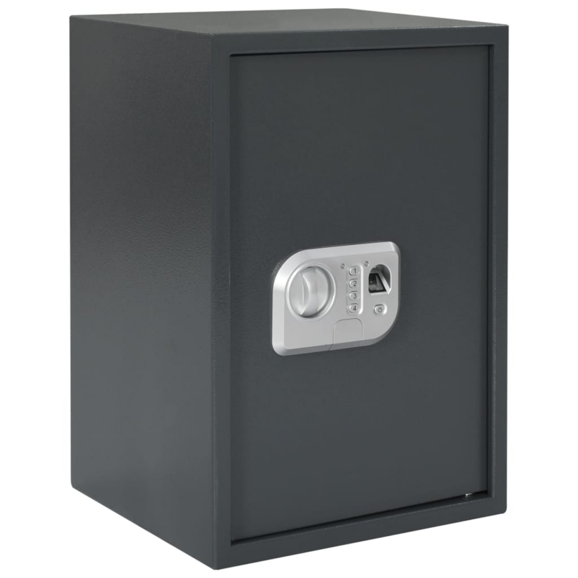 Elektronisk Digital Safe med Fingeravtrykklås 31x35x50 cm Stål