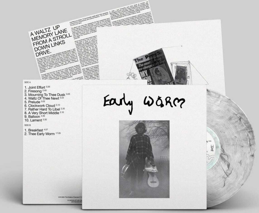 Genesis POrridge Early Worm LP/Vinyl