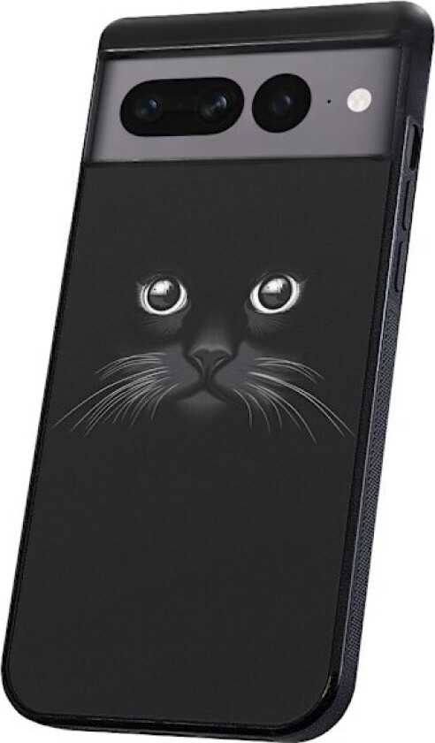 Google Pixel 8 - Deksel/Mobildeksel Svart Katt