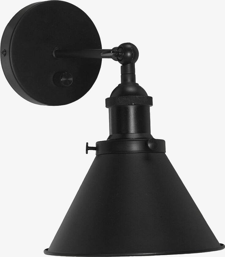 Vegglampe Anton - Svart