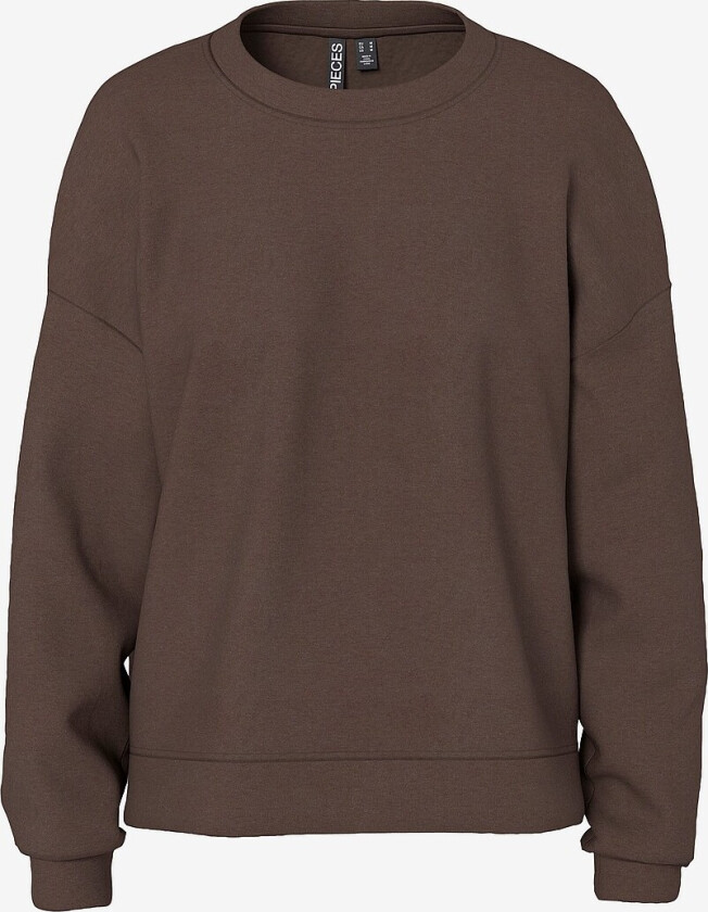 Collegegenser pcChilli LS Loose Sweat - Brun