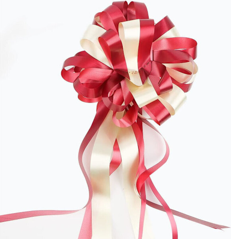 Bilde av Pakke med 10 store sløyfer, gigantiske sløyfer, gavebånd, store sløyfer til bildekorasjon