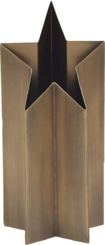 Asteri bordstjerne 27 cm antikk messing