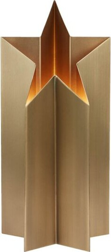 Asteri bordstjerne 35 cm antikk messing