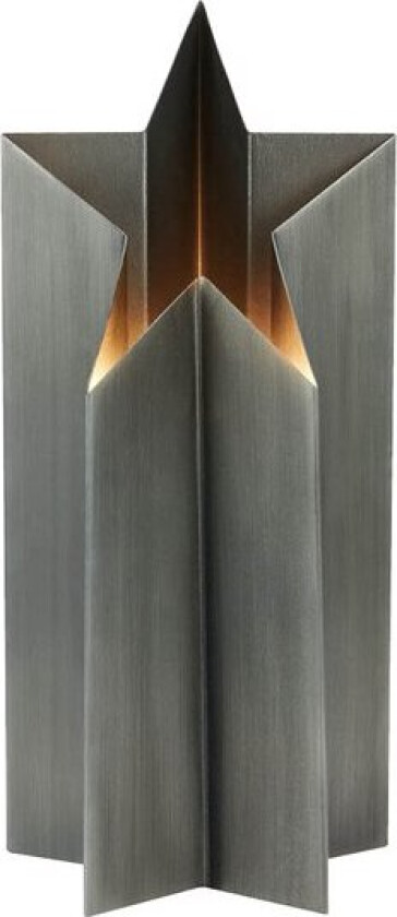 Asteri bordstjerne 35 cm antikk sølv