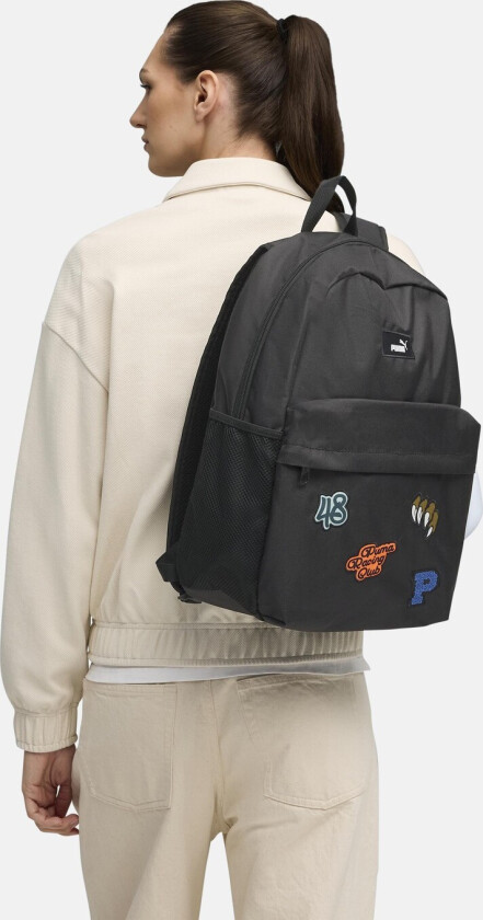 Phase Patch Backpack, Black, Onesize, Dame