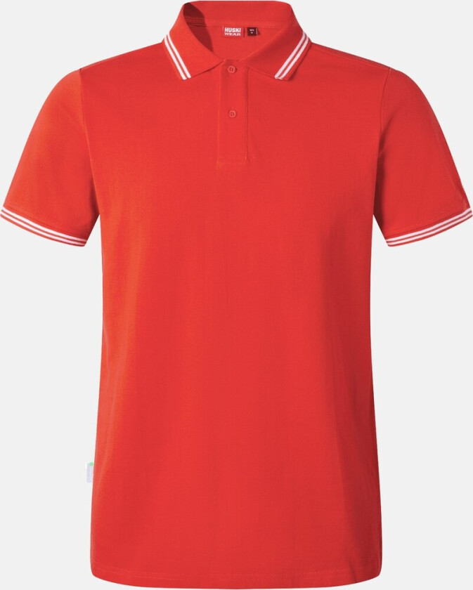 Shore Pique Polo, Huski Red, M, Piketrøyer