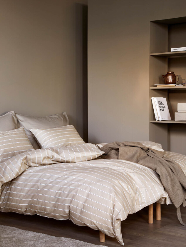 Henning sengesett beige