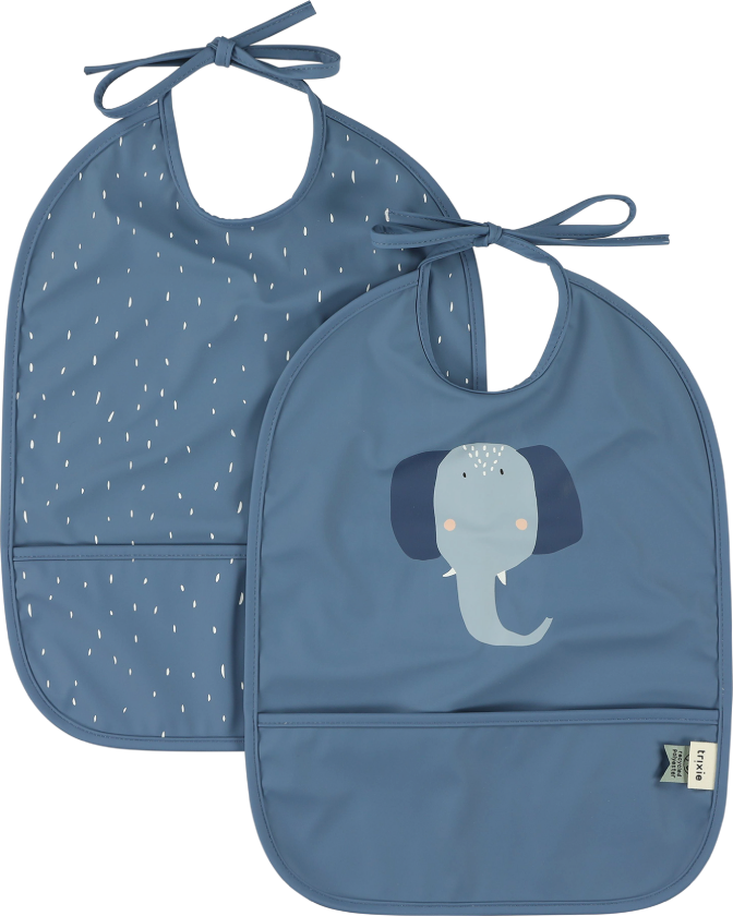 Vanntett smekke Mrs. Elephant, Blå, 2 stk.