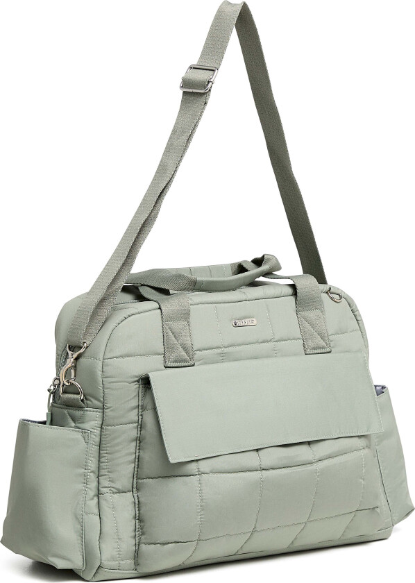 Puffed Stelleveske, Sage Green - Stellevesker - Polyester