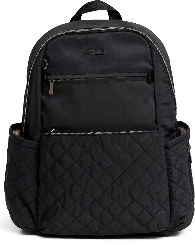 Quilted Stelleveske Ryggsekk, Svart - Stellevesker - Polyester