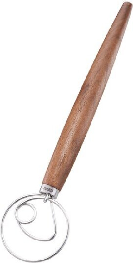 Nedo dansk deigvisp 32x2,5 cm valnøtt/stål