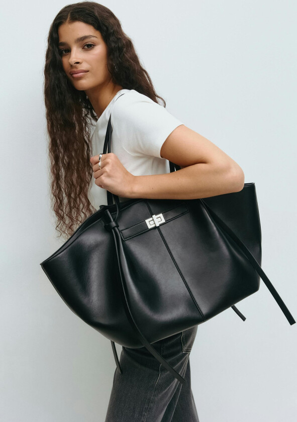 - Long strap pu bag - Skuldervesker - Svart - ONESIZE - Dame