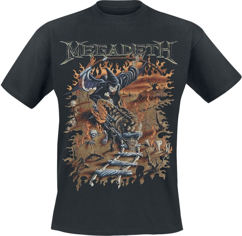 T-skjorte - Youthanasia 1995 - Reaper Train - S til 4XL - Herrer - svart