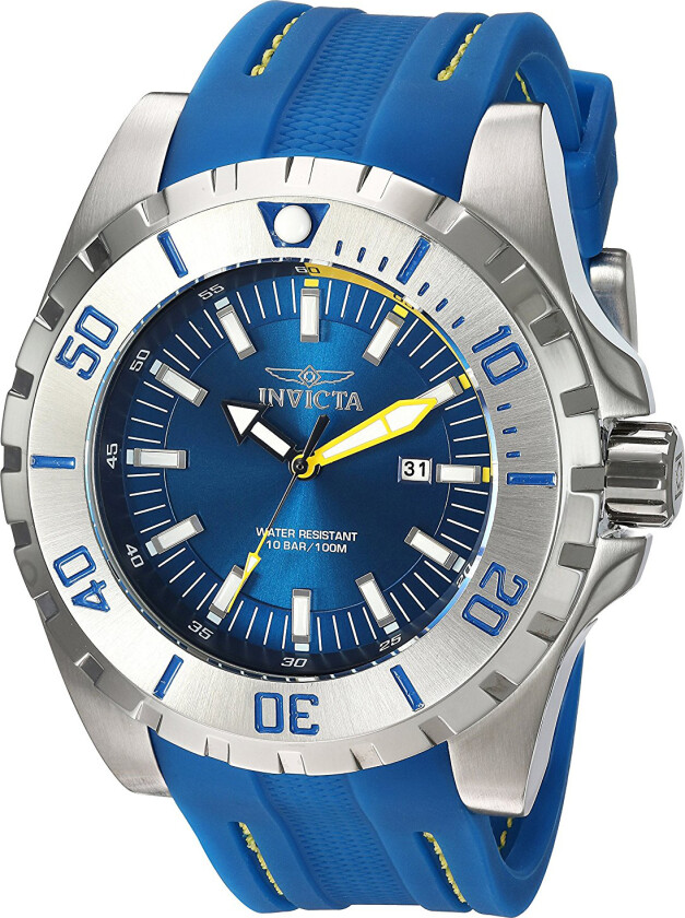 Herreklokke 23733 Pro Diver Blå/Gummi Ø52 mm
