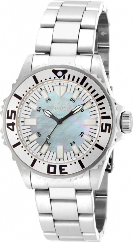 Dameklokke 17696 Pro Diver Sølvfarget/Stål Ø38 mm