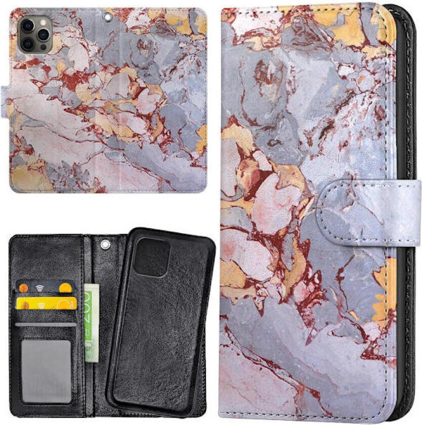iPhone 11 Pro - Lommebok Deksel Marmor