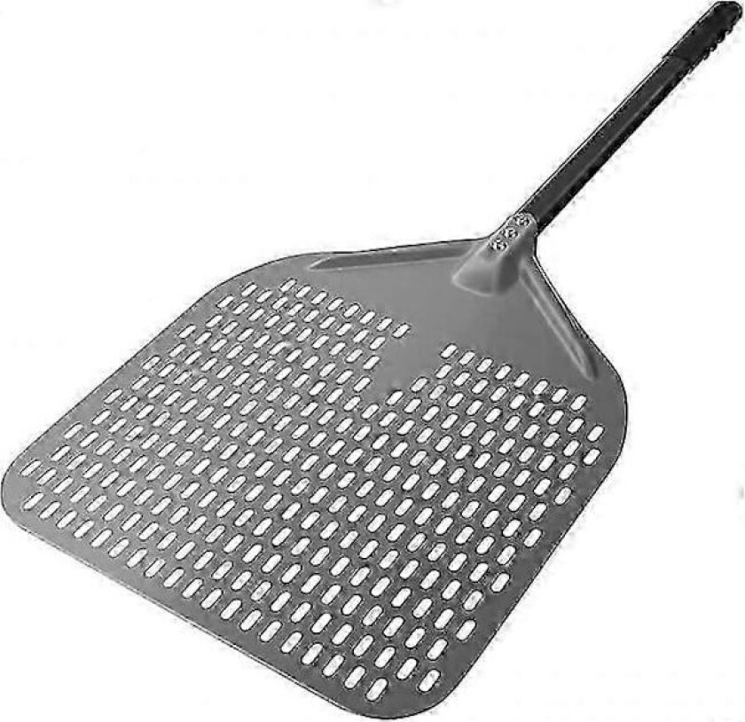 14\" Perforert Pizzaspade Langt Skaft Hardanodisert Aluminiumoksid Pizzaspade Super Stor Pivot Pizzaspade Profesjonell