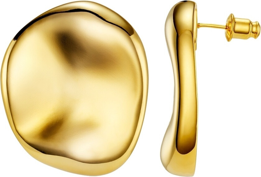 Oversized Statement Pebble Stud Earring