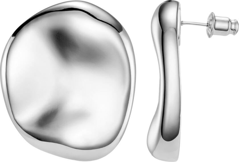 Oversized Statement Pebble Stud Earring