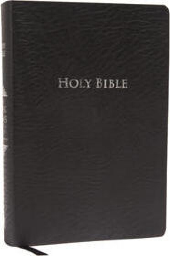 KJV Study Bible, Large Print, Bonded Leather, Black, Red Letter
