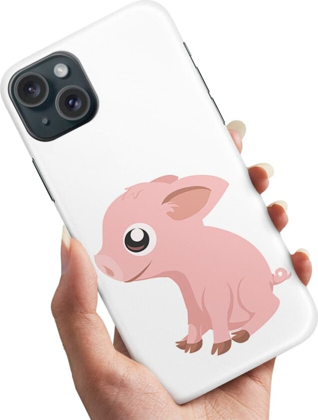 iPhone 15 - Deksel/Mobildeksel Minigris