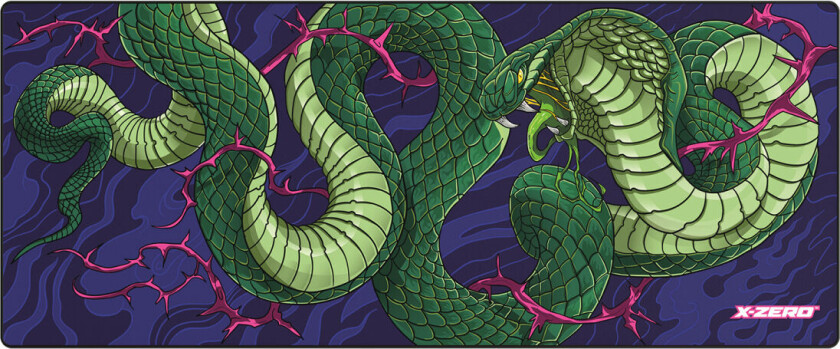 The Green Snake Serpent Musematte - Xxl