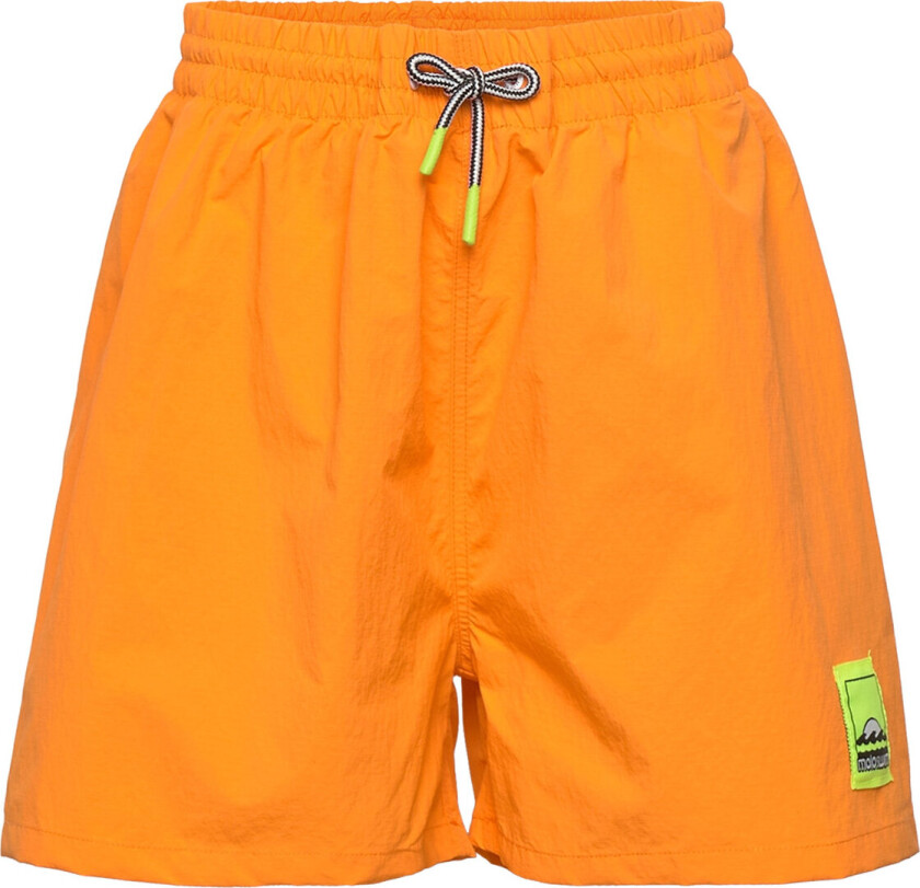 Niko Solid Badeshorts Orange Molo