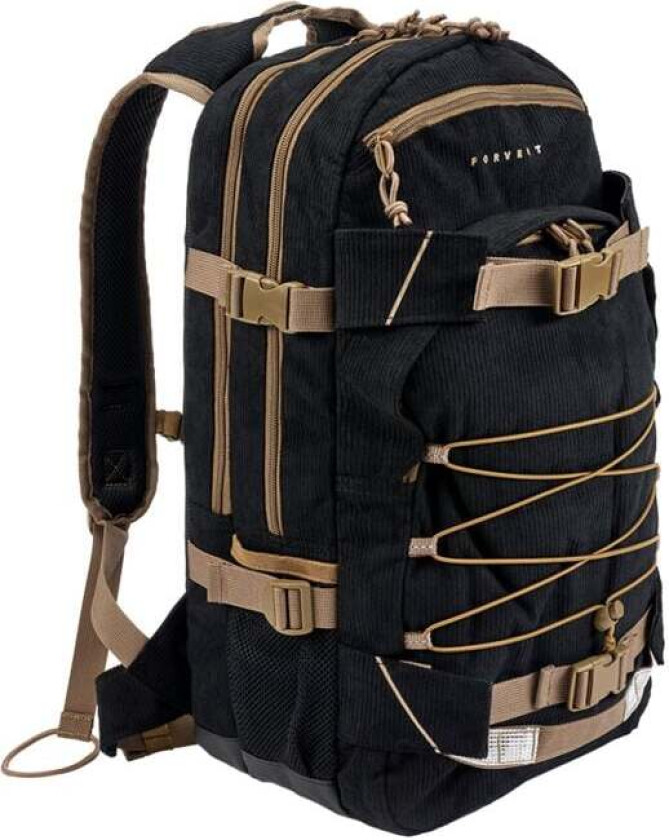 Ryggsekk - Cord Laptop Louis - Unisex - svart-beige