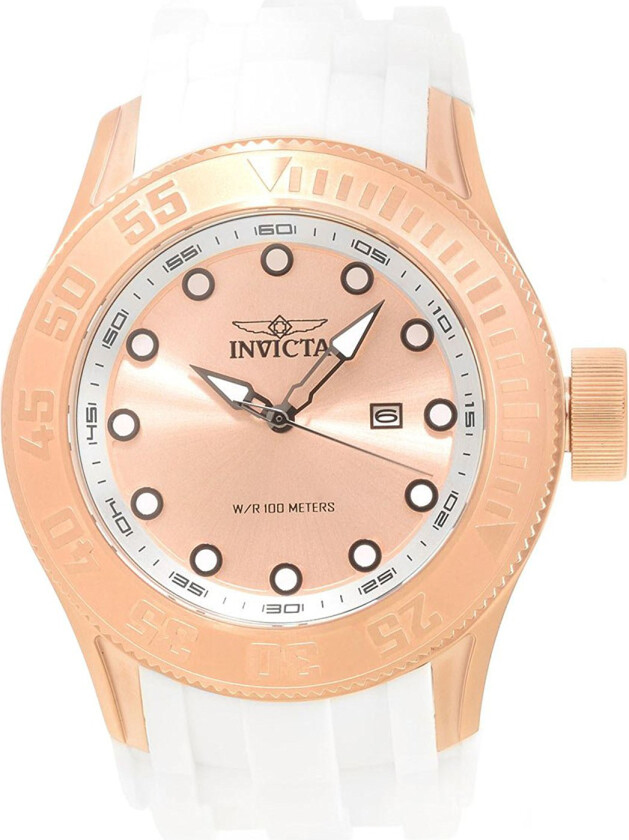 Herreklokke 22246 Pro Diver Rosegullfarget/Gummi Ø50 mm