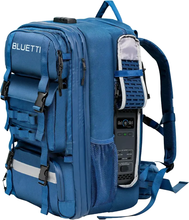 PowerOak Handsfree 2 Backpack Power Station (P-HF2-EU-GY-BL-010+A-BPACK-NA-BP-0041)