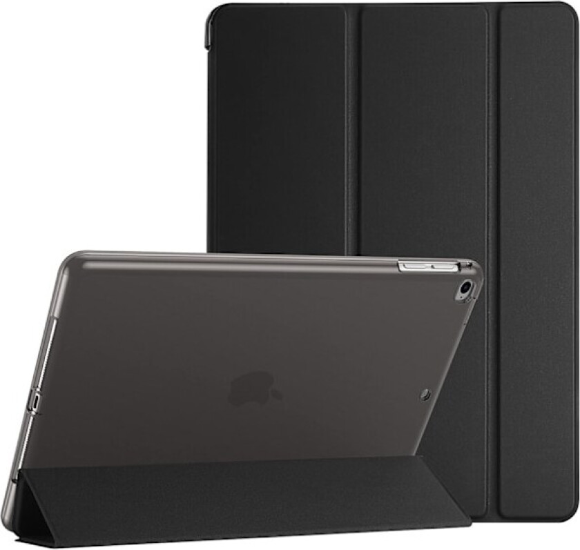 AirCase Mykt deksel for iPad 9.7 tommer iPad Air 1/2 Modell A1822 A1823 A1893 A1474 A1475, Mykt TPU Beskyttelsesdeksel Svart