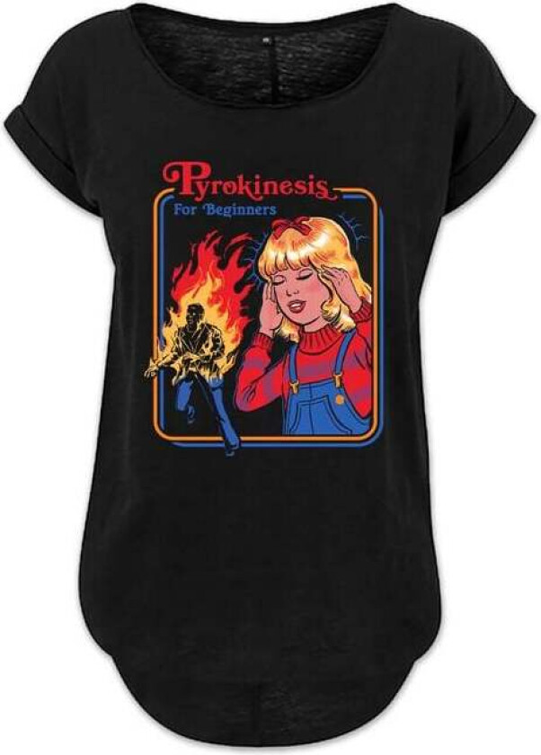Fun T-skjorte - Pyrokenesis for Beginners - S til XXL - Damer - svart