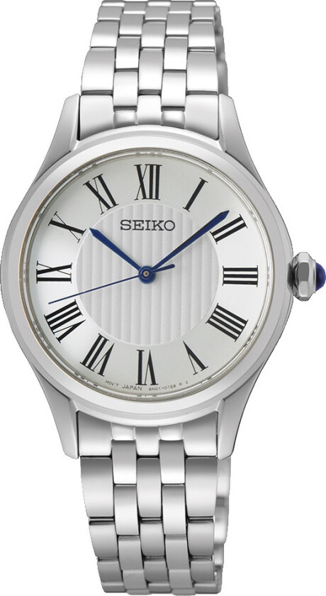 Classic Ladies SUR609P1 - Kvarts - Sølv - Dameklokker - Rustfritt stål - ledd m/pin - Safir